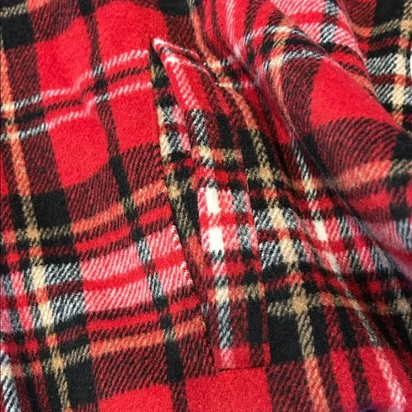 Mystree Red and Black Plaid Shacket - Picture 6 of 7